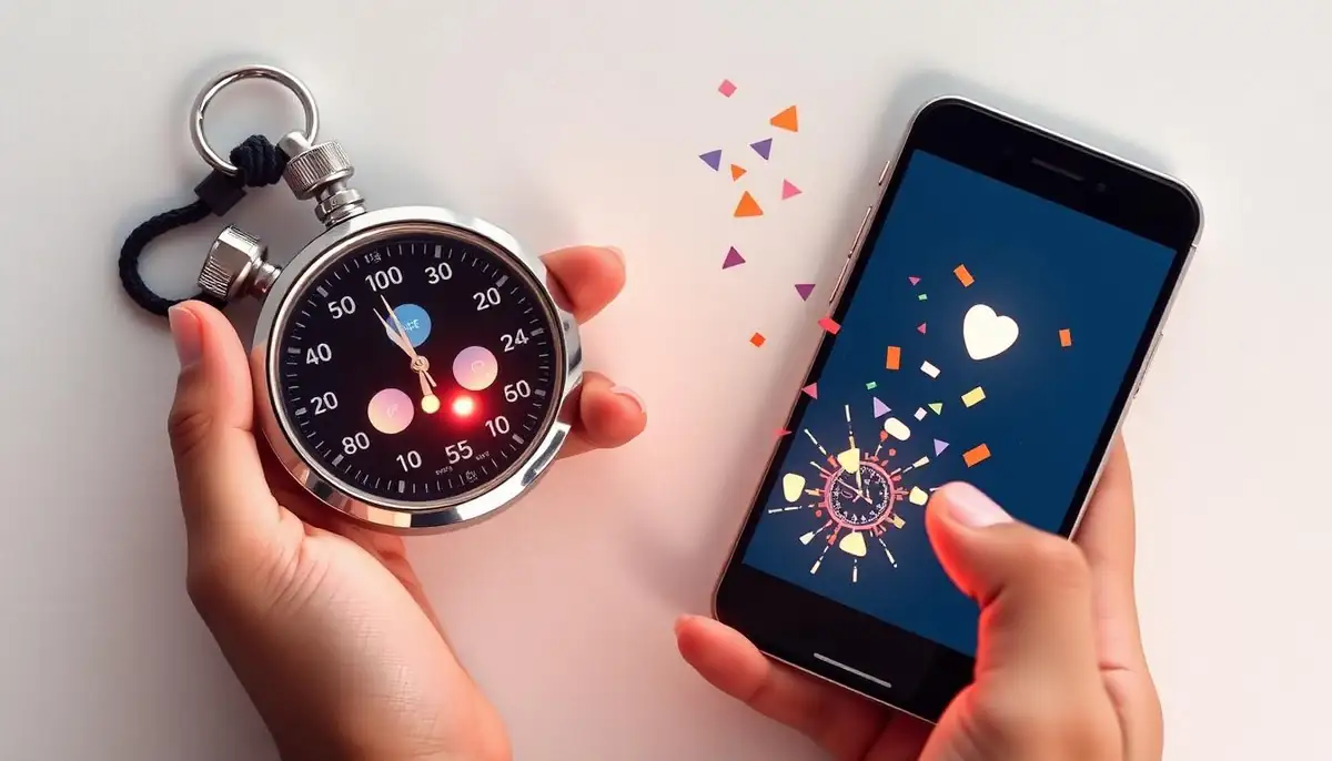 Секундомер и смартфон в руке — быстрый старт с чат-ботом онлайн